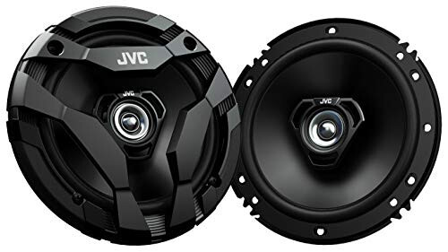 JVC CS-DF620 Car Speakers, 300 Watts of Power Per Pair, 150 Watts Each, 6.5 Inch, Full Range, 2 Way, Sold in Pairs, Black - JVC