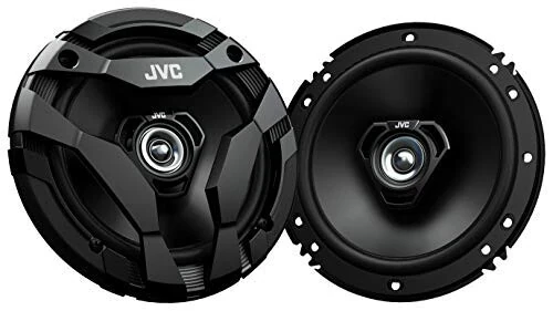 JVC CS-DF620 Car Speakers, 300 Watts of Power Per Pair, 150 Watts Each, 6.5 Inch, Full Range, 2 Way, Sold in Pairs, Black - 1
