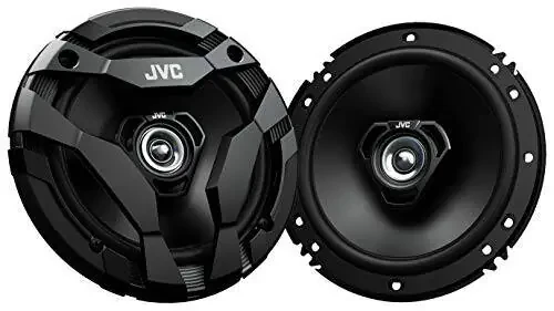 JVC CS-DF620 Car Speakers, 300 Watts of Power Per Pair, 150 Watts Each, 6.5 Inch, Full Range, 2 Way, Sold in Pairs, Black - 1