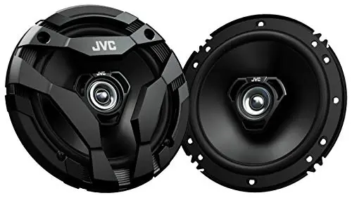 JVC CS-DF620 Oto Hoparlörleri, Çift Başına 300 Watt Güç, Her Biri 150 Watt, 6.5 İnç, Tam Aralık, 2 Yollu, Çift Olarak Satılır, Siyah - JVC
