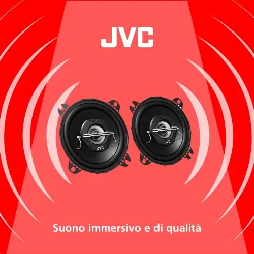 JVC CS-J420X 4-Inch 210 Watts 2-Way Coaxial Car Stereo Speakers (Pair) - 2