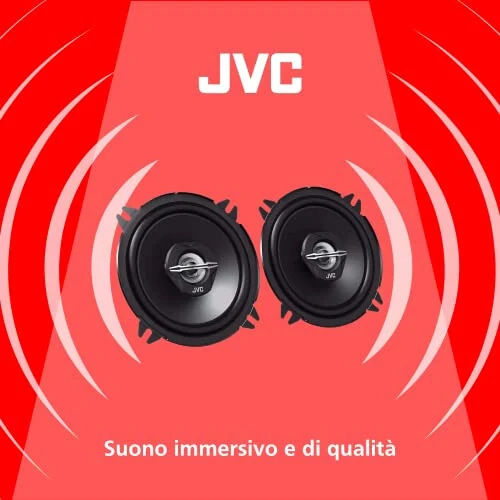 JVC CS-J520X 5.25-dyuymli 2-yo'lli koaksial 250 Vt karnaylar, 2 ta to'plam - 3