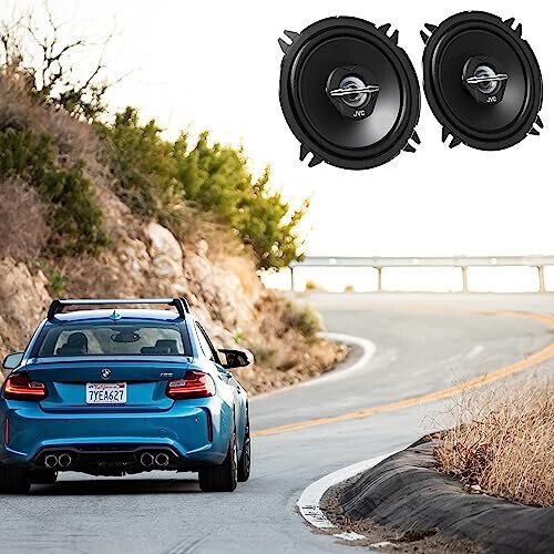 JVC CS-J520X 5.25-Inch 2-Way Coaxial 250W Speakers, Set of 2 - JVC (1)