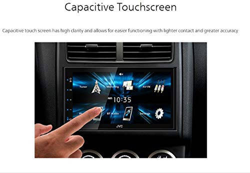 JVC KW-M150BT Bluetooth Car Stereo Receiver with USB Port – 6.75