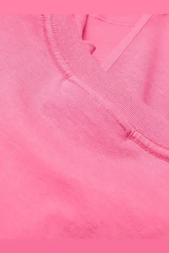 JXAnna Every Logo T-Shirt 12206974-CARMİNE ROSE - 7