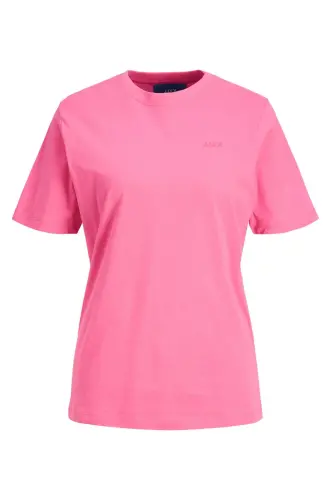 JXAnna Every Logo Tişört 12206974-CARMİNE ROSE - 5