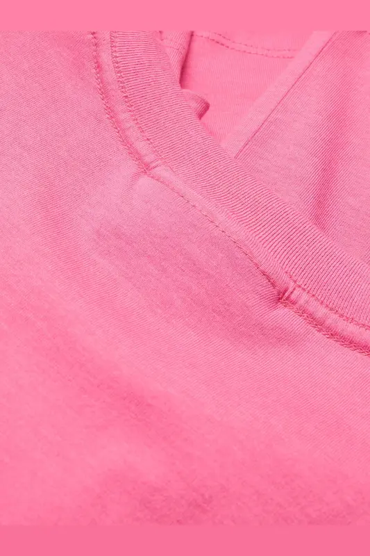 JXAnna Every Logo Tişört 12206974-CARMİNE ROSE - 7