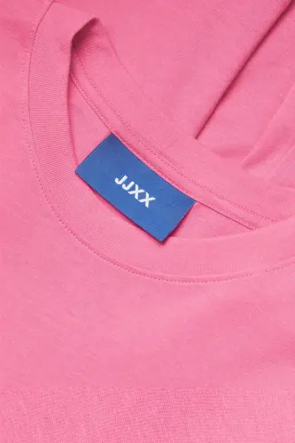JXAnna Every Logo Tişört 12206974-CARMİNE ROSE - 8