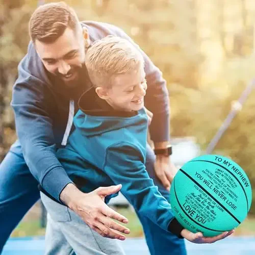 K KENON Customized Engraved Basketball Personalized Basketball for Daughter Son Granddaughter Grandson Nephew Niece Christmas Birthday Gifts - You Will Never Lose - 5