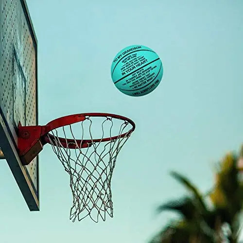 K KENON moslashtirilgan oʻyma basketbol toʻpi Qiz, oʻgʻil, nevara, jiyan uchun Rojdestvo, tugʻilgan kun sovgʻasi - Hech qachon yoʻqotmaysan - 4