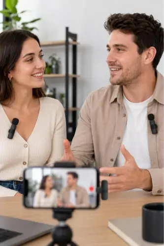 K9 Wireless Lapel Microphone Lightning 2-Pack Mini Microphone Youtube Tik Tok 2 Pieces - 6