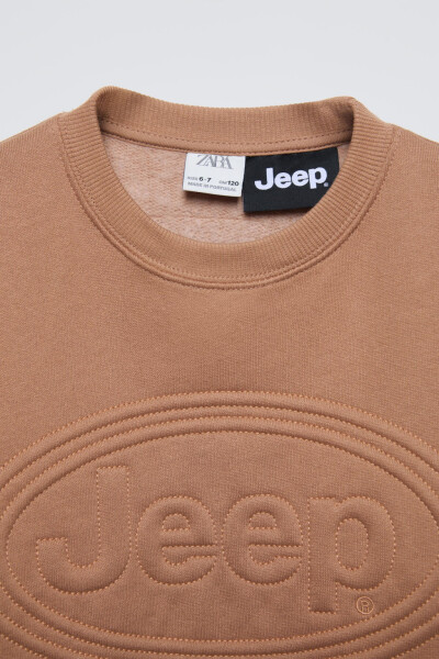 KABARTMALI JEEP ® SWEATSHIRT-sarımsı kahverengi - 3