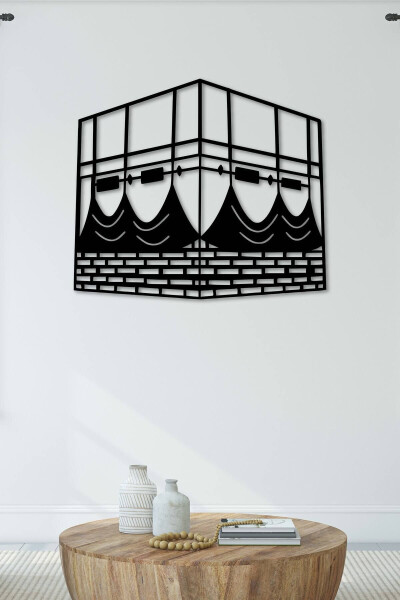 Kabe Metal Duvar Tablosu Dekor İslami Ev Ofis Dua Duvar Süsü Dini Tablo Resim Hediye Resim - ABCPANO (1)