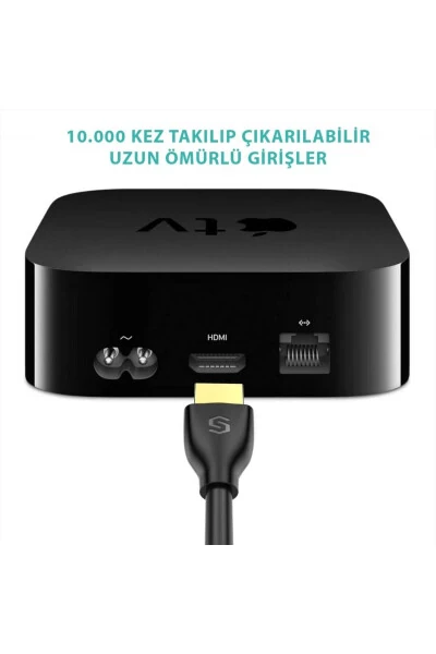 Кабель HDMI Syncwire 4k с позолоченными контактами Ultra Hdtv 4k 60fps 18gbps 2м - TECHMASTER (1)