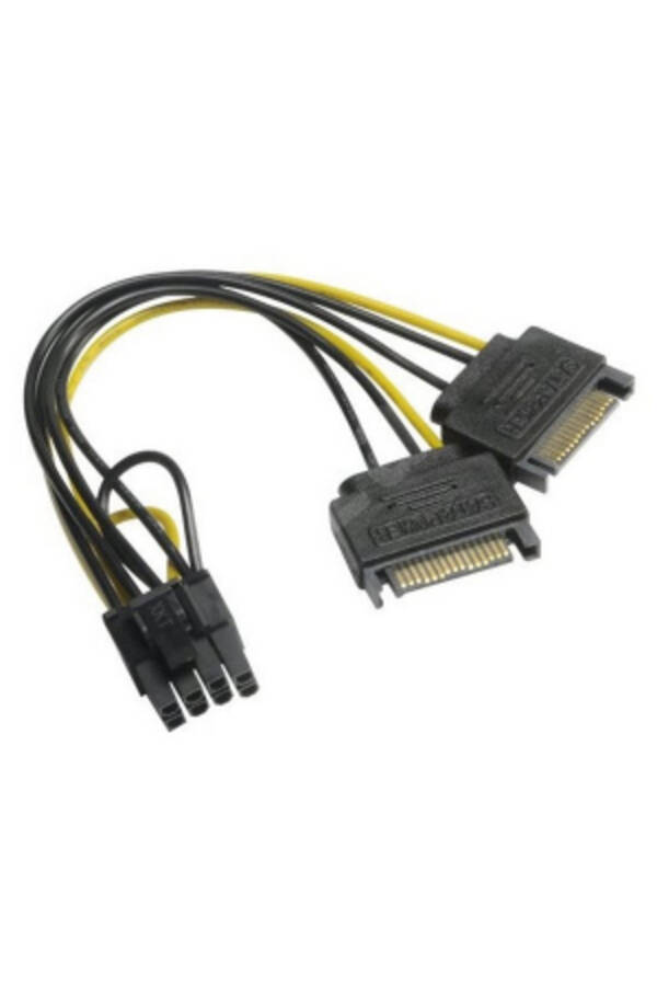 Кабель питания SATA 30 см 6 pin, кабель питания SATA 30 см 8 pin, кабель SATA 6+2 pin - 8