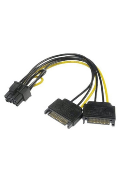 Кабель питания SATA 30 см 6 pin, кабель питания SATA 30 см 8 pin, кабель SATA 6+2 pin - 11