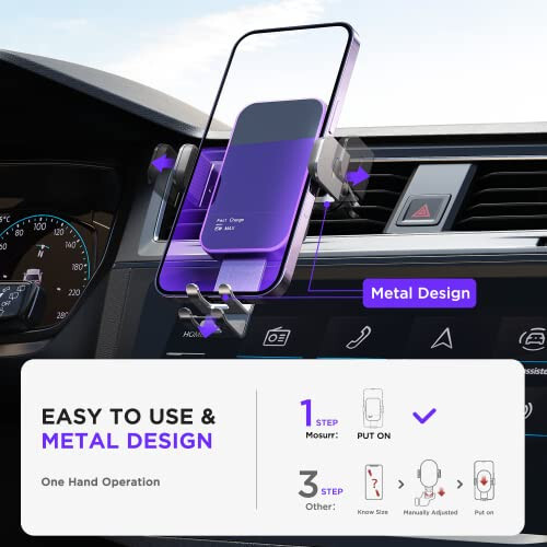 Wireless Car Charger,【7 Colored RGB Backlit】 Mosurr 15W Auto Clamping Phone Holders for Your car fit for iPhone 16 15 14 Mini Pro Max, Samsung Galaxy S25 Ultra S24 S23+, etc, Fathers Day for Gifts - 5