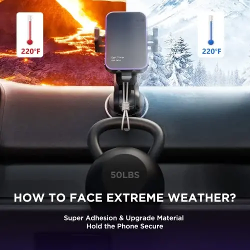 Wireless Car Charger,【7 Colored RGB Backlit】 Mosurr 15W Auto Clamping Phone Holders for Your car fit for iPhone 16 15 14 Mini Pro Max, Samsung Galaxy S25 Ultra S24 S23+, etc, Fathers Day for Gifts - 3