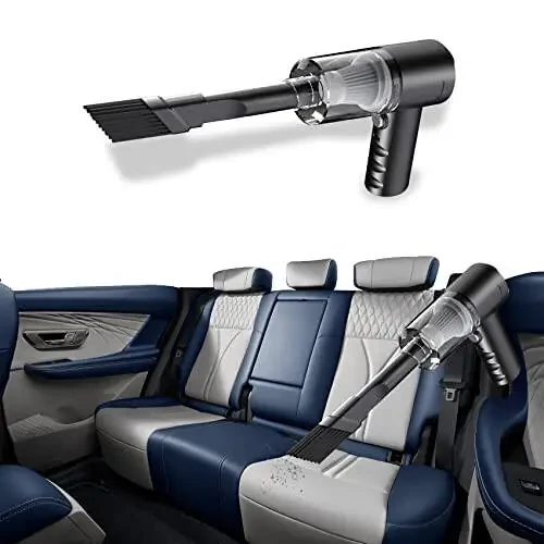 Middrivr Car Vacuum Cleaner, Portable Cordless 5500PA Mini Vacuum, Handheld Vacuum Cleaner Cordless Blow & Suction for Vehicle, Home and Office - 1