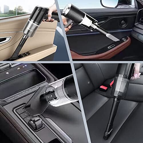 Middrivr Car Vacuum Cleaner, Portable Cordless 5500PA Mini Vacuum, Handheld Vacuum Cleaner Cordless Blow & Suction for Vehicle, Home and Office - 6