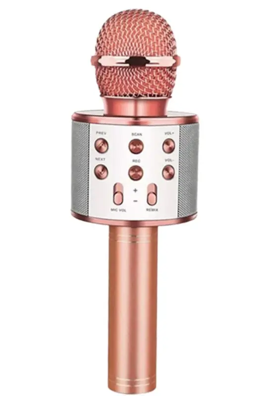 Wireless Karaoke Mikrofon-ROZE GOLD - 1