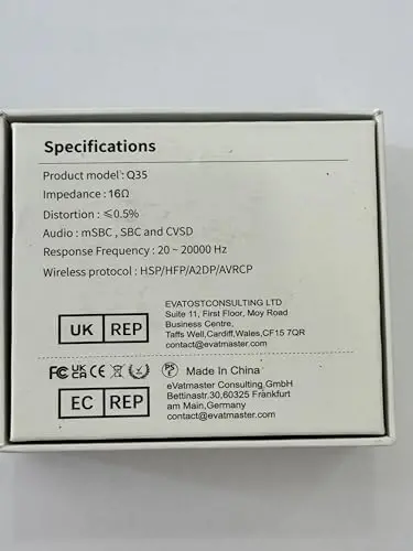 Wireless Earbuds, 2024 New Ultralight Sport Bluetooth 5.3 Headphones in Ear with LED Display, Built-in Mic Earphones, IPX7 Waterproof Wireless Headphones with Earhooks (Dark Blue) - 7