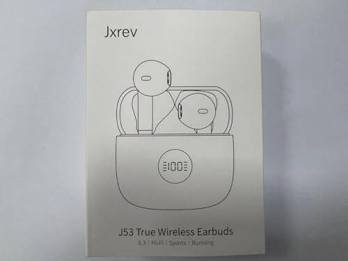 Wireless Earbuds, Bluetooth 5.4 Ear Buds LED Power Display Headphones Bass Stereo, Bluetooth Earbuds in-Ear Noise Cancelling Mic, 40H Playback Mini Case IP7 Waterproof Sports Earphones for Android iOS - 7