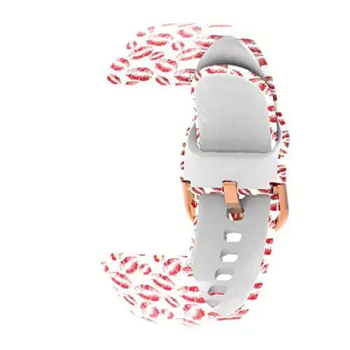 Chofit for KACUBAKU G39 Pro/SOUYIE GTX13/Faweio GTX13/YMZ GTX13,DR03 Watch Band Pattern Breathable Silicone Wristband Waterproof Strap Smartwatch Accessories - 5