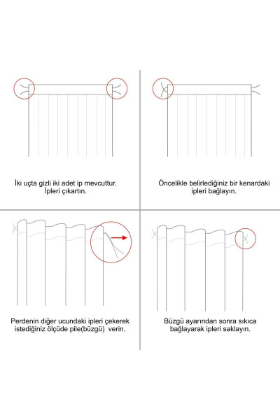 Kadife Dokulu Ekstrafor Büzgülü Bebek Pembesi Yüksek Kalite Fon Perde Tek Kanat - 5