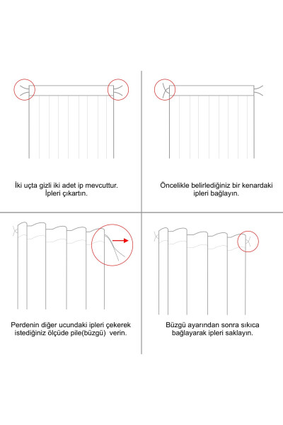 Kadife Dokulu Ekstrafor Büzgülü Bebek Pembesi Yüksek Kalite Fon Perde Tek Kanat - 11