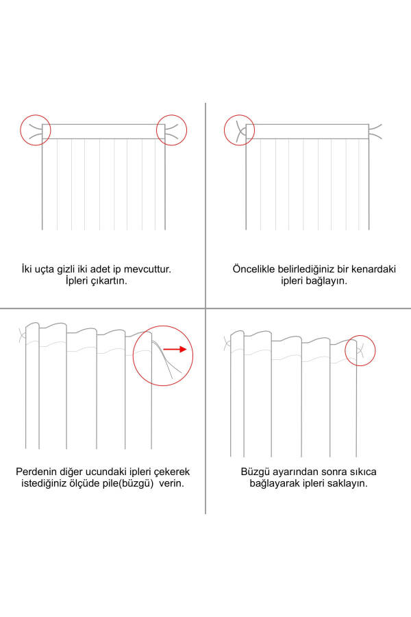 Kadife Dokulu Ekstrafor Büzgülü Bebek Pembesi Yüksek Kalite Fon Perde Tek Kanat - 11