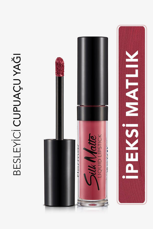 Kadife Dokulu Likit Mat Ruj - Silk Matte Liquid Lipstick - 005 AUTUMN TIMBER - 8690604397341 - 005 AUTUMN TIMBER - 25