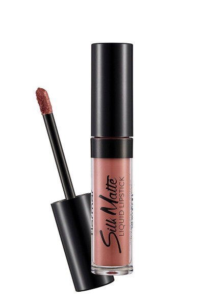 Kadife Dokulu Likit Mat Ruj - Silk Matte Liquid Lipstick - 002 FALL ROSE - 8690604397280 - 20