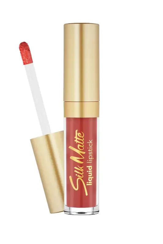 Kadife Dokulu Likit Mat Ruj - Silk Matte Liquid Lipstick - 003 SUNSET - 8690604397303-003 SUNSET - 2