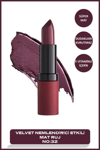 Velvet Matte Lipstick 32 Velvet Mat Ruj 4,2 G-R 