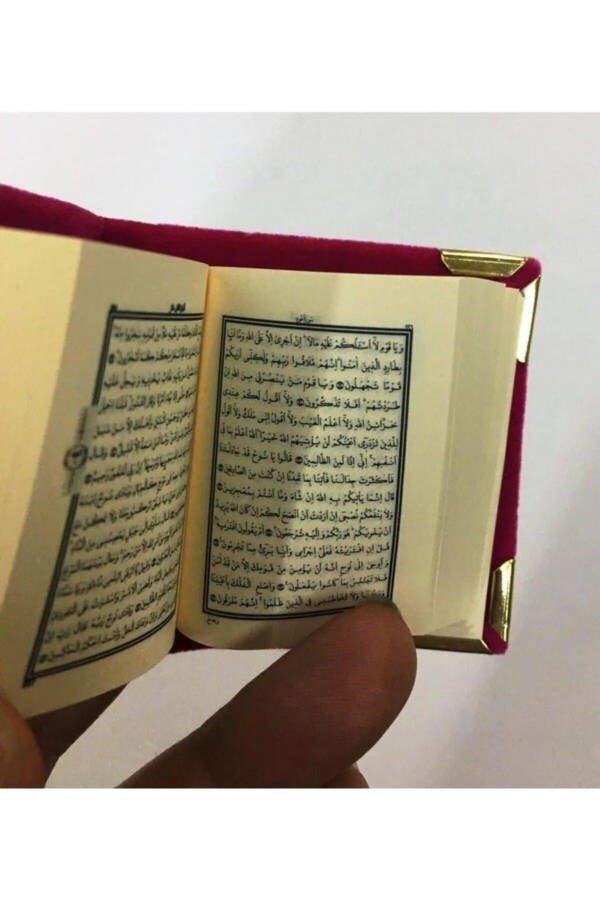 Kadife Mini Qur'oni Karim hajj umra Mavlid avtomobil bezaklari sovg'a 50 dona - 2