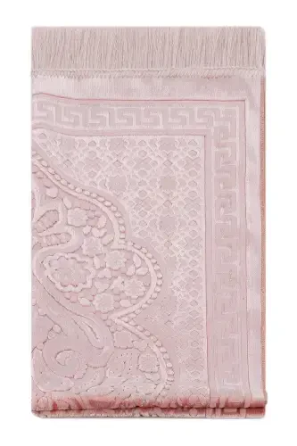 Kadife Seccade İnci Velvet Pearl - Pembe-Pembe - 8