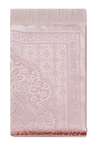 Kadife Seccade İnci Velvet Pearl - Pembe - Pembe - 6