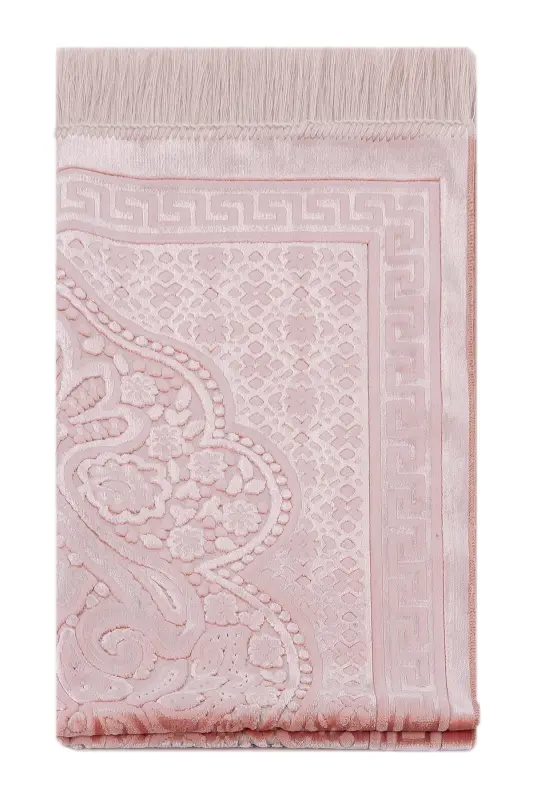 Kadife Seccade İnci Velvet Pearl - Pembe - Pembe - 6