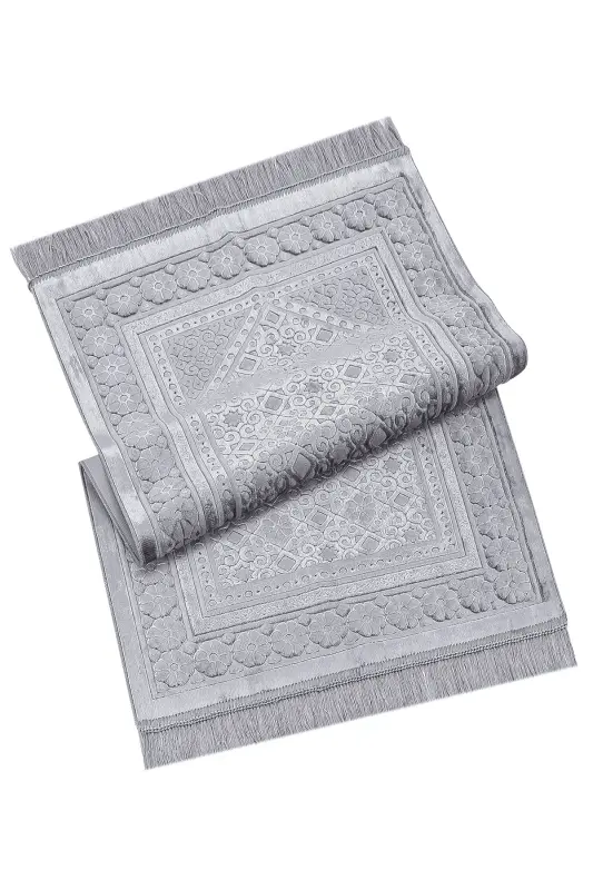 Kadife Seccade İnci Velvet Pearl - Gri-Gri - 2