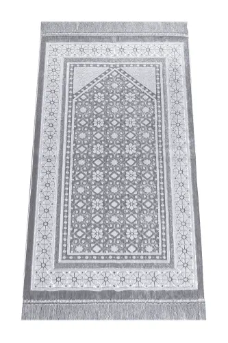 Kadife Seccade İnci Velvet Pearl - Gri - Gri 