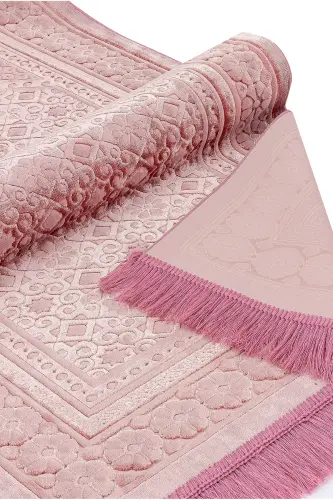 Kadife Seccade İnci Velvet Pearl - Gül Kurusu-Gül Kurusu - 4