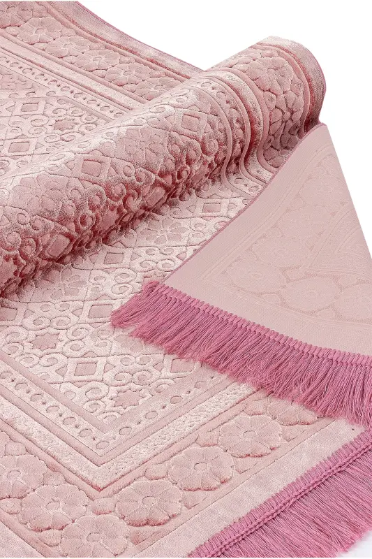 Kadife Seccade İnci Velvet Pearl - Gül Kurusu-Gül Kurusu - 4