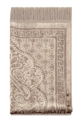 Kadife Seccade İnci Velvet Pearl - Kahverengi - Kahverengi - 5