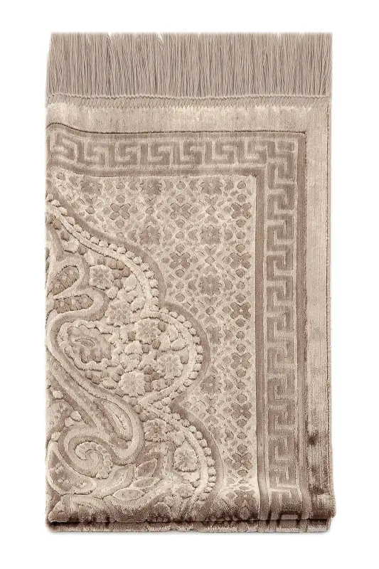 Kadife Seccade İnci Velvet Pearl - Kahverengi - Kahverengi - 9