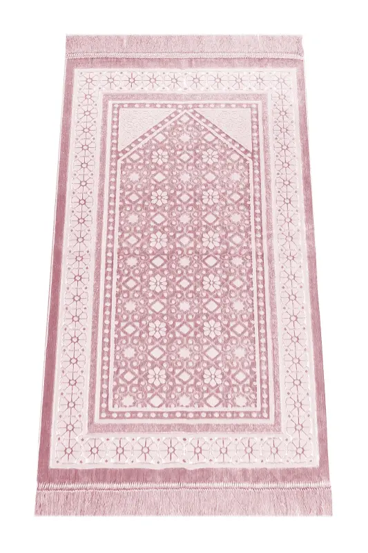 Kadife Seccade İnci Velvet Pearl - Pudra - Pudra - 1