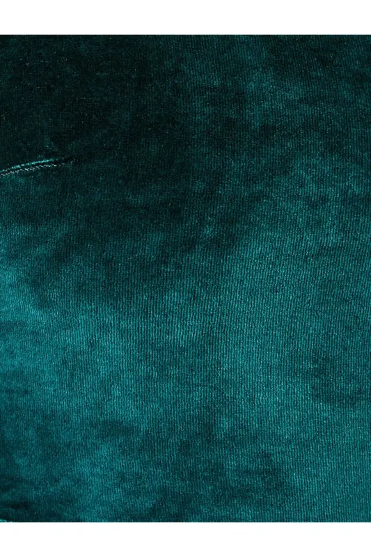 Kadife Yelkali Yagona Yelkali Tulum - 6