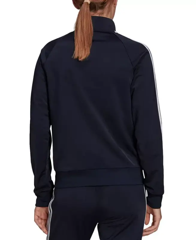Women's 3-Stripe Tricot Track Jacket, XS-4X - Navy - 2