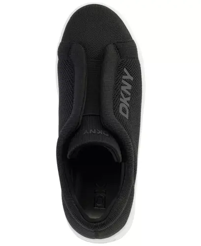 Women's Abelina Knit Slip-On Sneakers - Black - 4