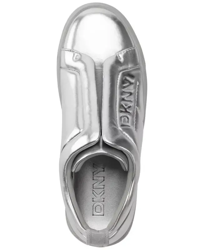 Women's Abelina Slip On Sneakers - Silver - 4
